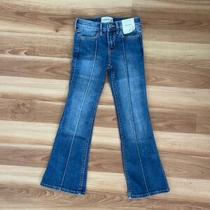 Abercrombie Kids High Rise Flare Jeans NWT